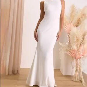 Lulus Glamorous Hollywood Maxi gown sz M
